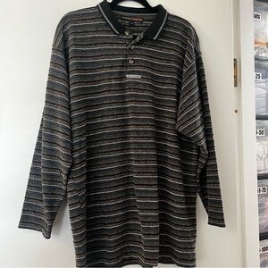 Point Zero | Y2K Polo Long Sleeve Shirt